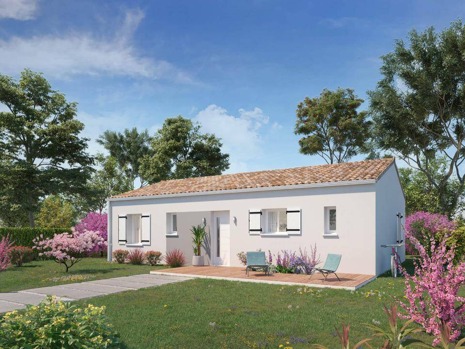 Programme terrain + maison à Royan en Charente-Maritime (17) de 80 m² à vendre au prix de 208000€ - 1