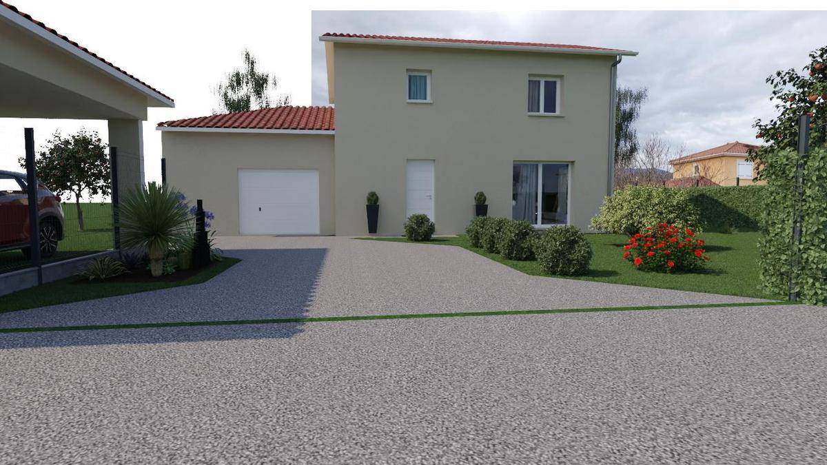 Programme terrain + maison à Grézieu-la-Varenne en Rhône (69) de 100 m² à vendre au prix de 431300€ - 1