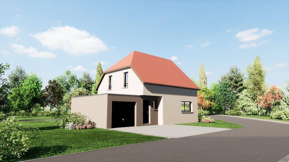 Programme terrain + maison à Barr en Bas-Rhin (67) de 100 m² à vendre au prix de 426800€ - 1