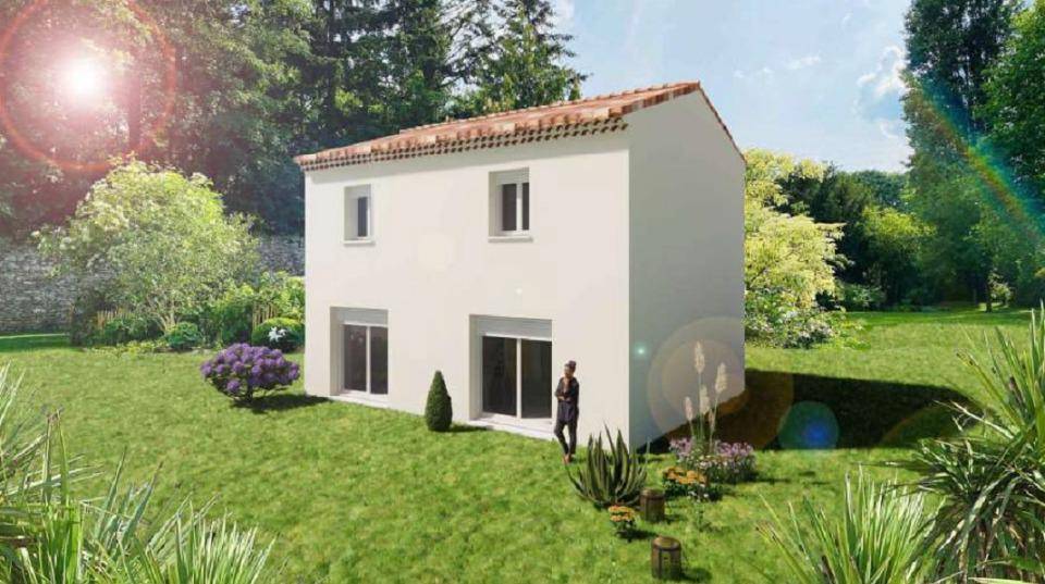 Programme terrain + maison à Saint-Rambert-d'Albon en Drôme (26) de 93 m² à vendre au prix de 235000€ - 1