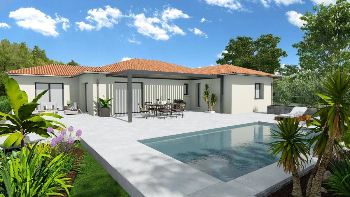 Programme terrain + maison à Frans en Ain (01) de 95 m² à vendre au prix de 320000€ - 1