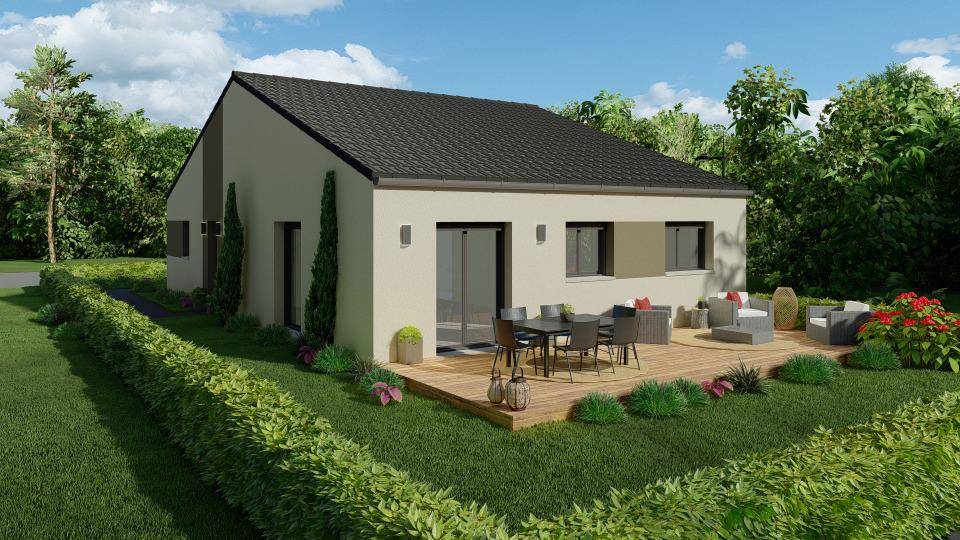 Programme terrain + maison à Metzeresche en Moselle (57) de 90 m² à vendre au prix de 289000€ - 2