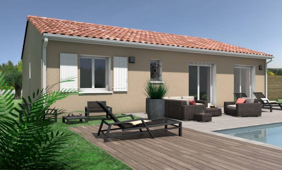 Programme terrain + maison à Lasgraisses en Tarn (81) de 85 m² à vendre au prix de 190000€ - 2