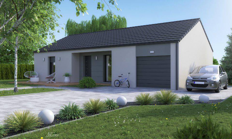 Programme terrain + maison à Farébersviller en Moselle (57) de 89 m² à vendre au prix de 273400€ - 3