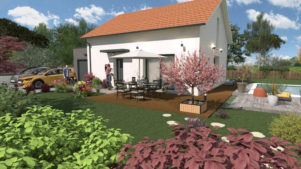 Programme terrain + maison à Villette-d'Anthon en Isère (38) de 80 m² à vendre au prix de 297000€ - 4