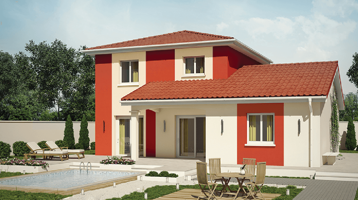 Programme terrain + maison à Taponas en Rhône (69) de 100 m² à vendre au prix de 315000€ - 1