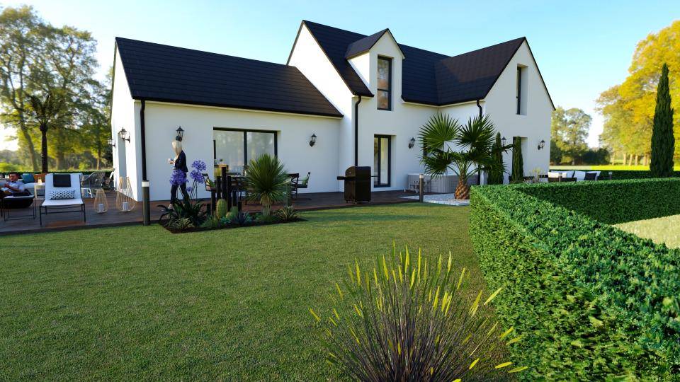Programme terrain + maison à Calleville en Eure (27) de 145 m² à vendre au prix de 375000€ - 1