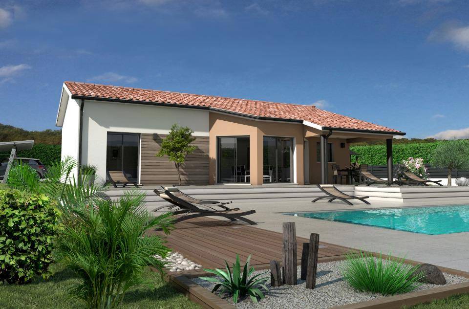 Programme terrain + maison à Bram en Aude (11) de 107 m² à vendre au prix de 242942€ - 1
