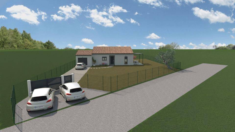 Programme terrain + maison à Orgnac-l'Aven en Ardèche (07) de 95 m² à vendre au prix de 284500€ - 2