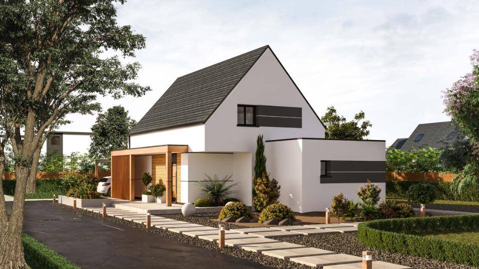 Programme terrain + maison à Audierne en Finistère (29) de 140 m² à vendre au prix de 478000€ - 2
