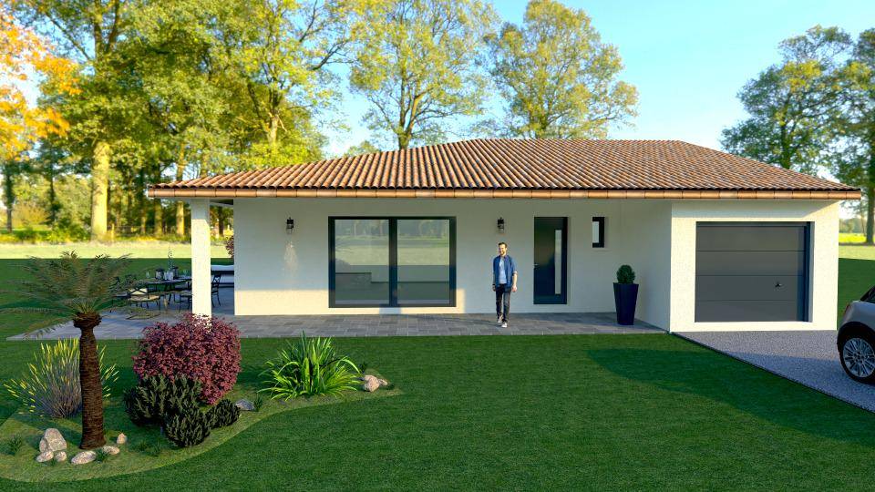 Programme terrain + maison à Perpignan en Pyrénées-Orientales (66) de 100 m² à vendre au prix de 310900€ - 1