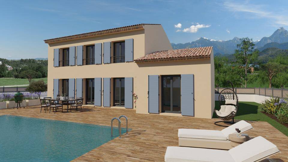 Programme terrain + maison à Grans en Bouches-du-Rhône (13) de 130 m² à vendre au prix de 520900€ - 2