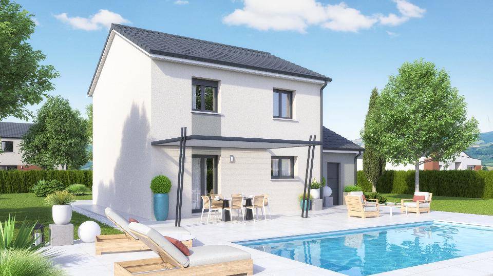Programme terrain + maison à Vandières en Meurthe-et-Moselle (54) de 100 m² à vendre au prix de 259000€ - 2