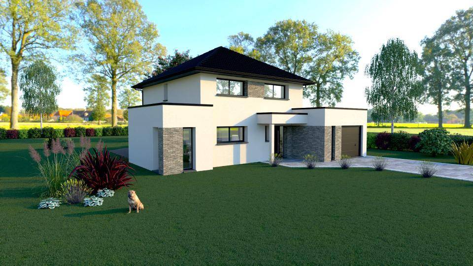 Programme terrain + maison à Billy-Berclau en Pas-de-Calais (62) de 150 m² à vendre au prix de 375000€ - 1