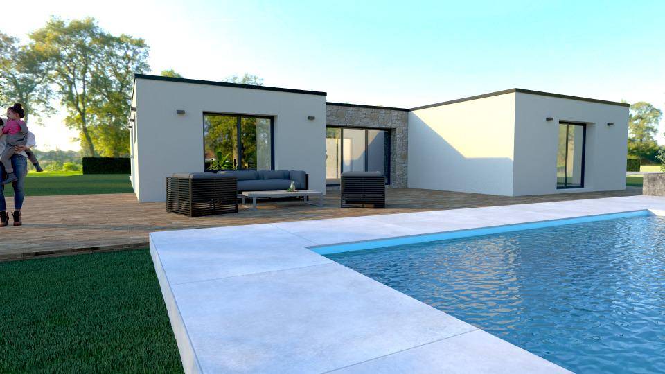 Programme terrain + maison à Tour-en-Bessin en Calvados (14) de 120 m² à vendre au prix de 450000€ - 2