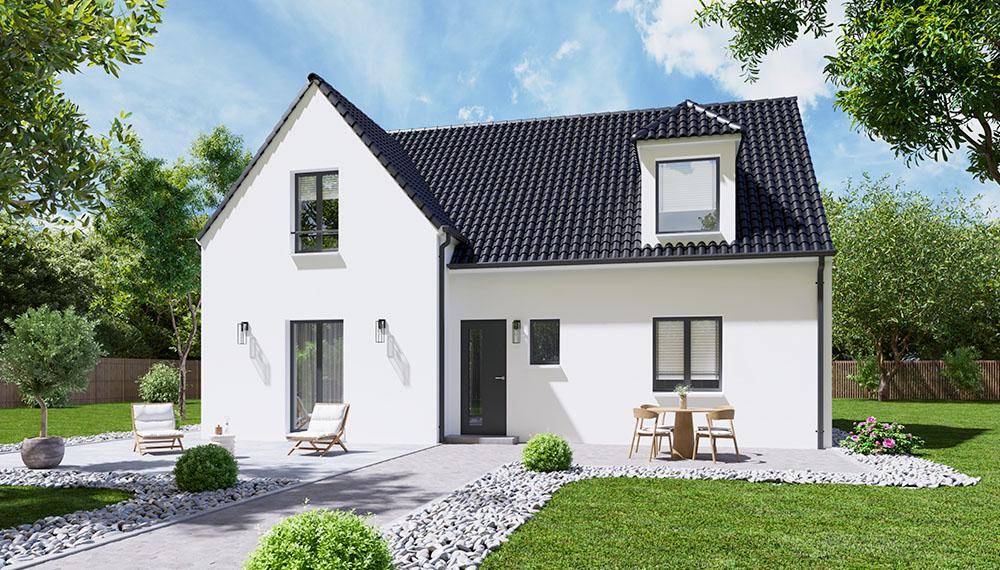 Programme terrain + maison à Deluz en Doubs (25) de 109 m² à vendre au prix de 265384€ - 2