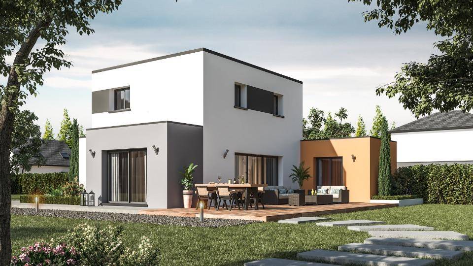 Programme terrain + maison à Saint-Thonan en Finistère (29) de 110 m² à vendre au prix de 344000€ - 2