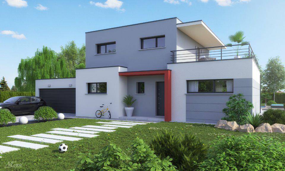 Programme terrain + maison à Sainte-Barbe en Moselle (57) de 124 m² à vendre au prix de 450000€ - 3