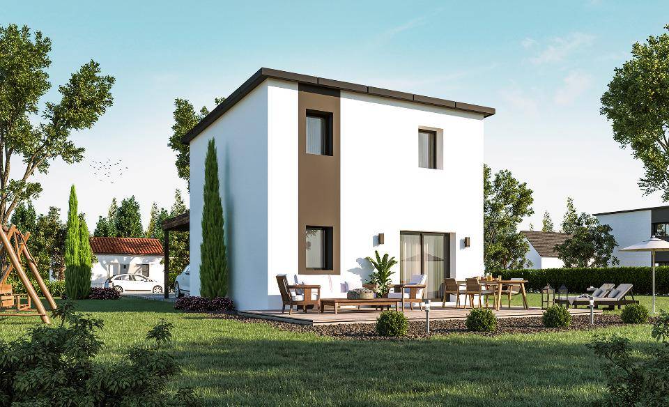 Programme terrain + maison à Quimperlé en Finistère (29) de 71 m² à vendre au prix de 218000€ - 1