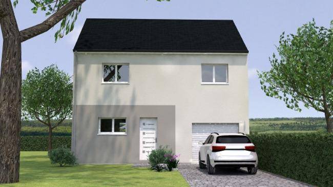 Programme terrain + maison à Val d'Erdre-Auxence en Maine-et-Loire (49) de 87 m² à vendre au prix de 229400€ - 1