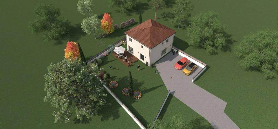 Programme terrain + maison à Sainte-Foy-lès-Lyon en Rhône (69) de 85 m² à vendre au prix de 550000€ - 1
