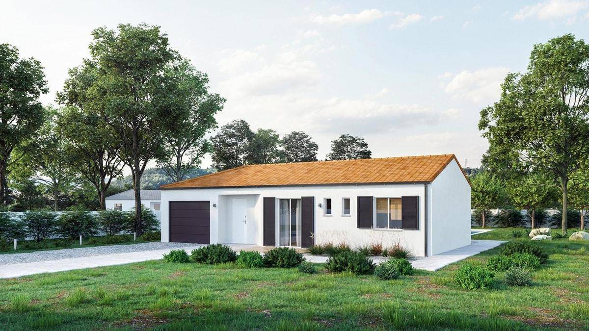 Programme terrain + maison à Croix-Chapeau en Charente-Maritime (17) de 98 m² à vendre au prix de 336163€ - 1