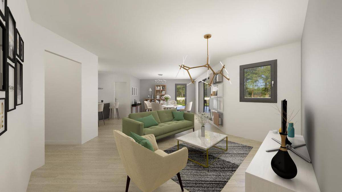 Programme terrain + maison à Crans en Ain (01) de 90 m² à vendre au prix de 305450€ - 3