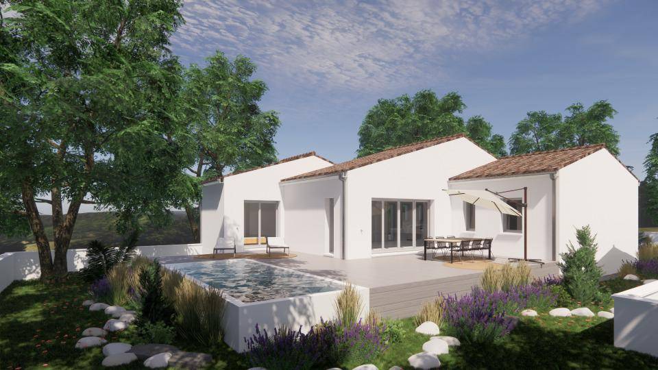 Programme terrain + maison à Anais en Charente (16) de 107 m² à vendre au prix de 292000€ - 2