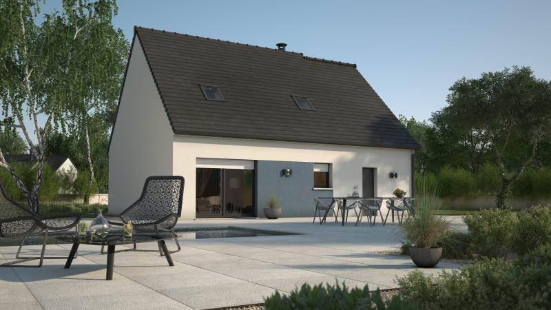Programme terrain + maison à Le Thuit de l'Oison en Eure (27) de 76 m² à vendre au prix de 176500€ - 1