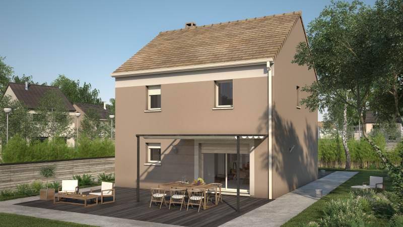 Programme terrain + maison à Saint-Manvieu-Norrey en Calvados (14) de 83 m² à vendre au prix de 224000€ - 1