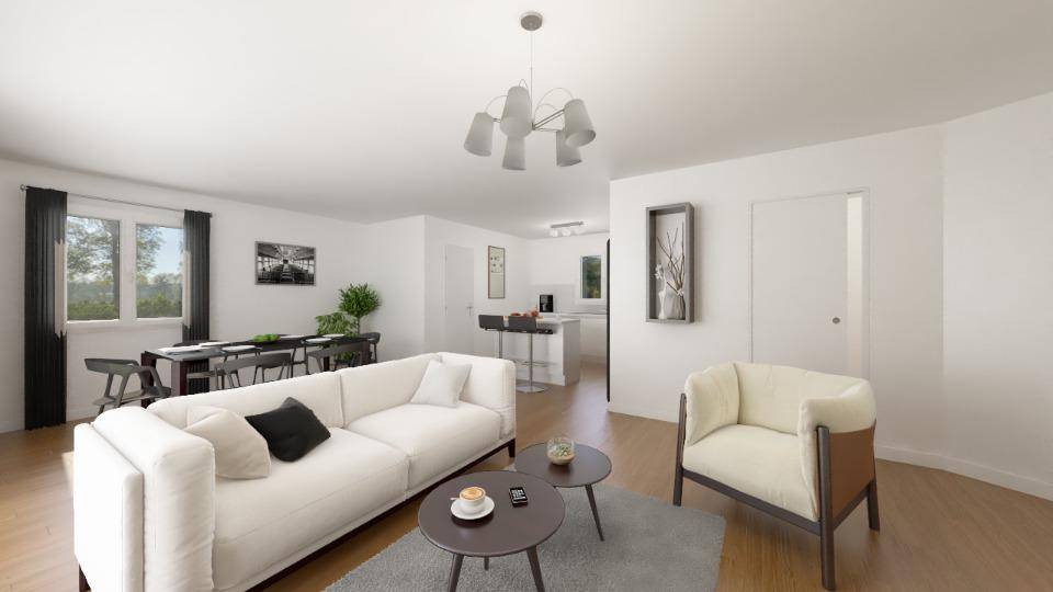 Programme terrain + maison à Dieupentale en Tarn-et-Garonne (82) de 100 m² à vendre au prix de 214200€ - 3