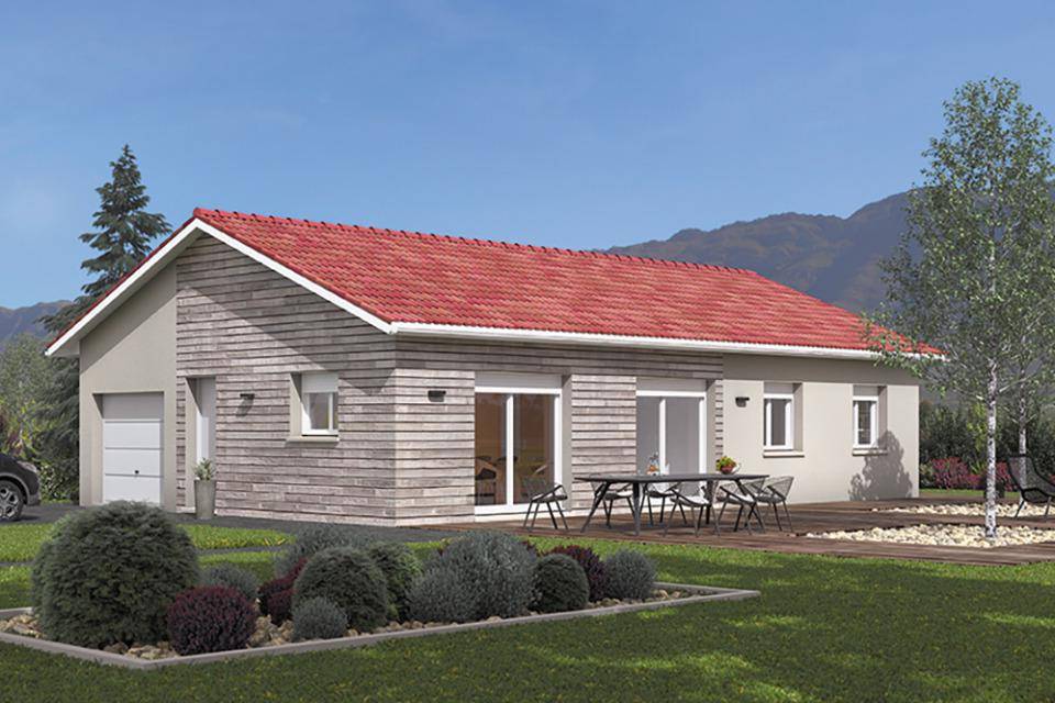 Programme terrain + maison à Bas-en-Basset en Haute-Loire (43) de 90 m² à vendre au prix de 269000€ - 2
