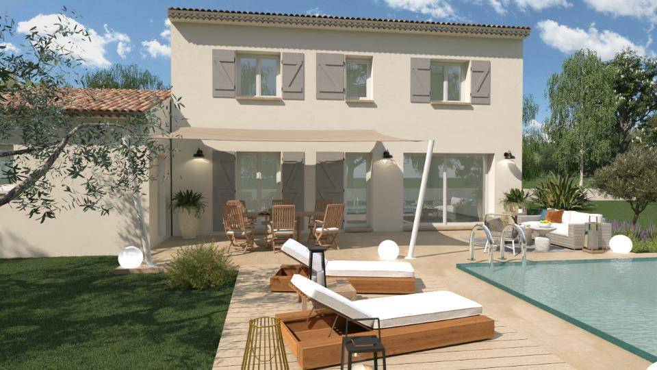 Programme terrain + maison à Gargas en Vaucluse (84) de 100 m² à vendre au prix de 369000€ - 1