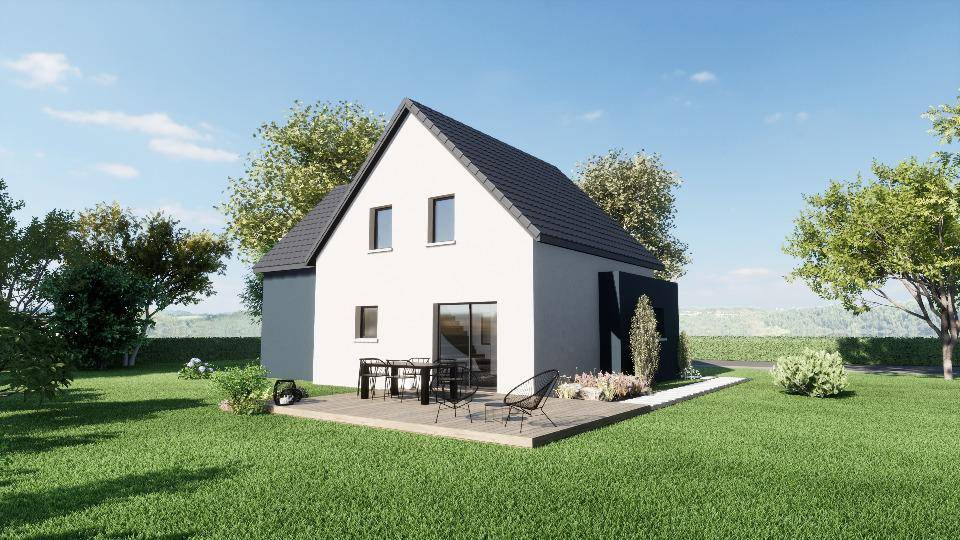 Programme terrain + maison à Dossenheim-Kochersberg en Bas-Rhin (67) de 124 m² à vendre au prix de 422200€ - 3