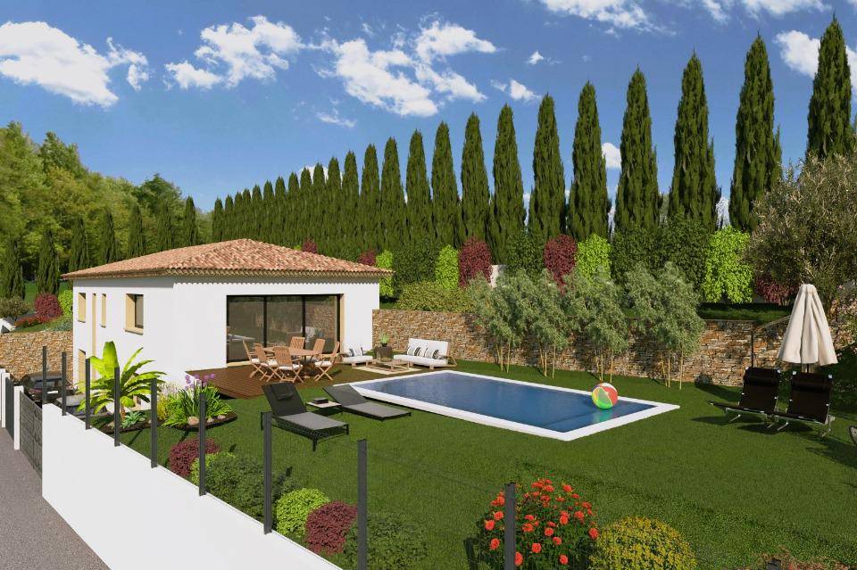 Programme terrain + maison à Bormes-les-Mimosas en Var (83) de 140 m² à vendre au prix de 727900€ - 3