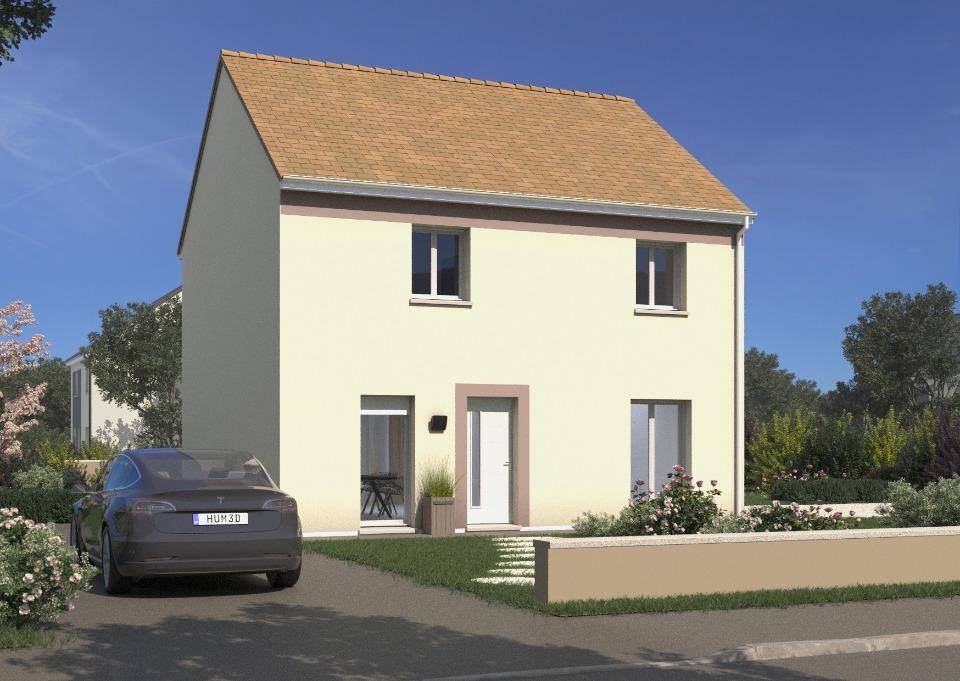Programme terrain + maison à Grisy-sur-Seine en Seine-et-Marne (77) de 102 m² à vendre au prix de 357000€ - 1