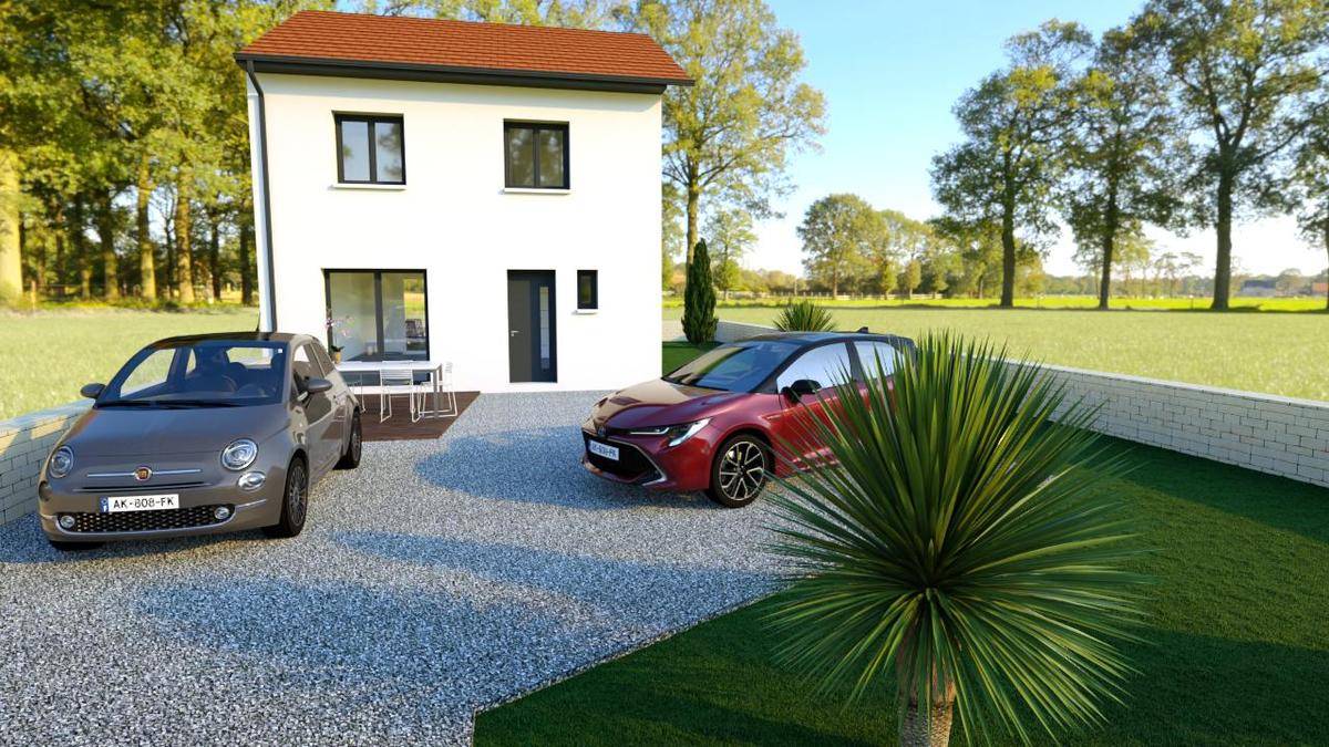 Programme terrain + maison à Sainte-Blandine en Isère (38) de 91 m² à vendre au prix de 236000€ - 1
