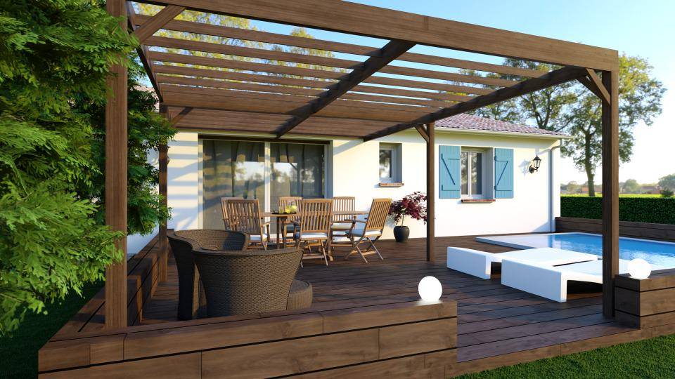 Programme terrain + maison à Saint-Félix-Lauragais en Haute-Garonne (31) de 90 m² à vendre au prix de 233504€ - 1