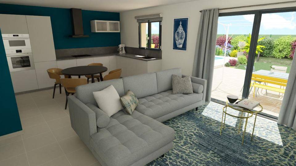 Programme terrain + maison à Pignans en Var (83) de 74 m² à vendre au prix de 350000€ - 4