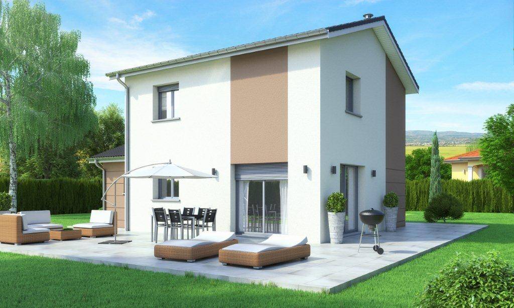 Programme terrain + maison à Saint-Sorlin-de-Morestel en Isère (38) de 91 m² à vendre au prix de 263600€ - 4