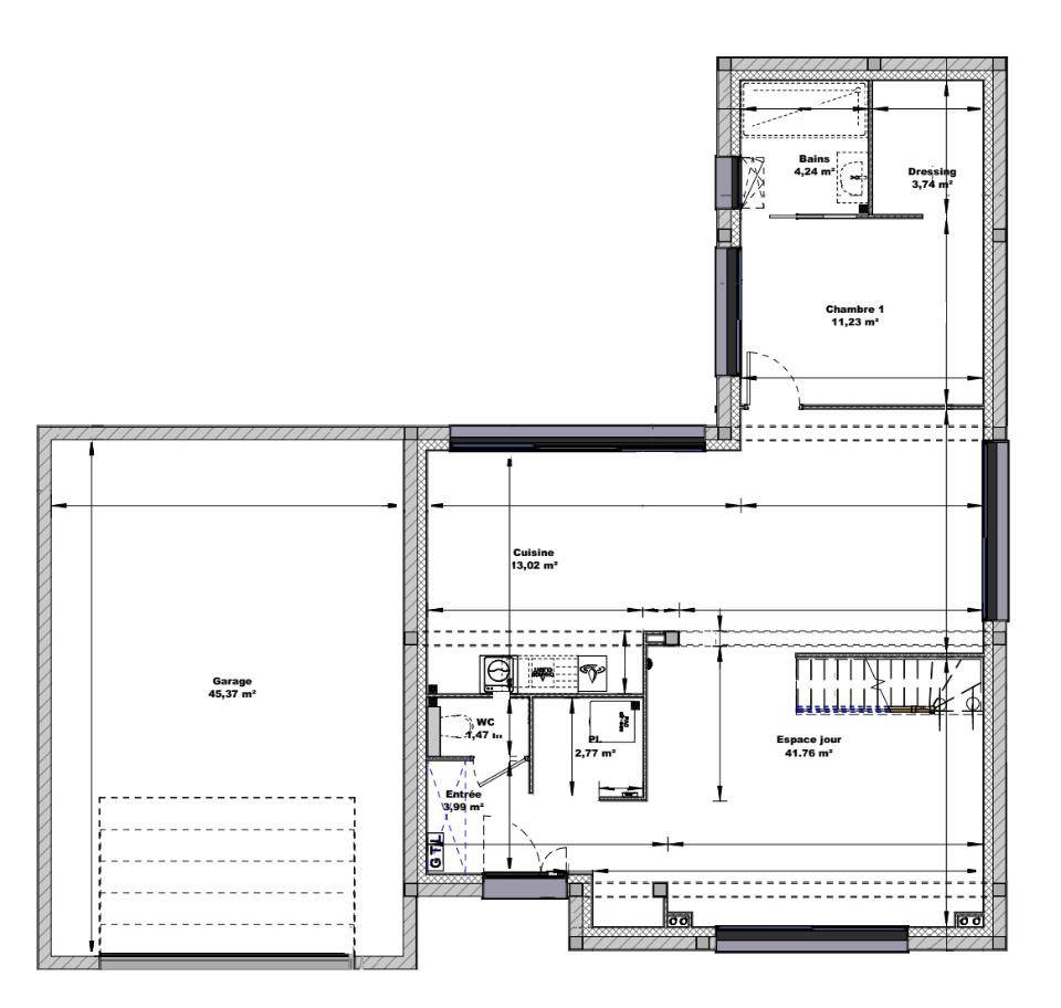 Programme terrain + maison à Pointel en Orne (61) de 136 m² à vendre au prix de 265808€ - 4