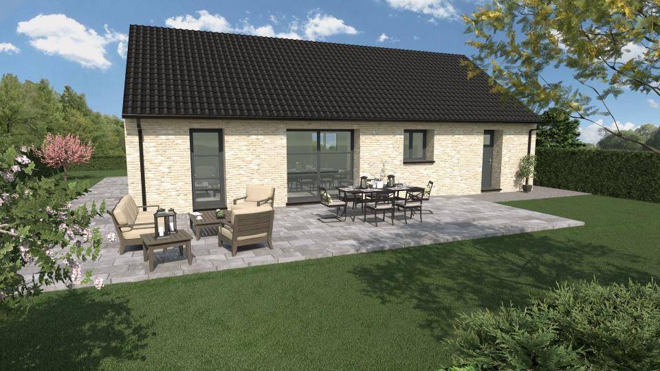 Programme terrain + maison à Saint-Omer-Capelle en Pas-de-Calais (62) de 105 m² à vendre au prix de 240000€ - 2