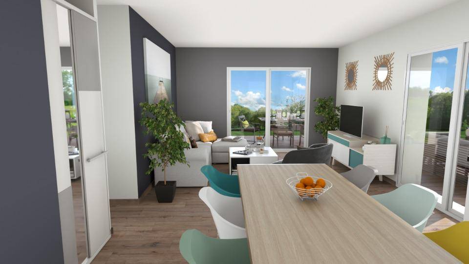 Programme terrain + maison à Pont-Scorff en Morbihan (56) de 69 m² à vendre au prix de 253000€ - 3
