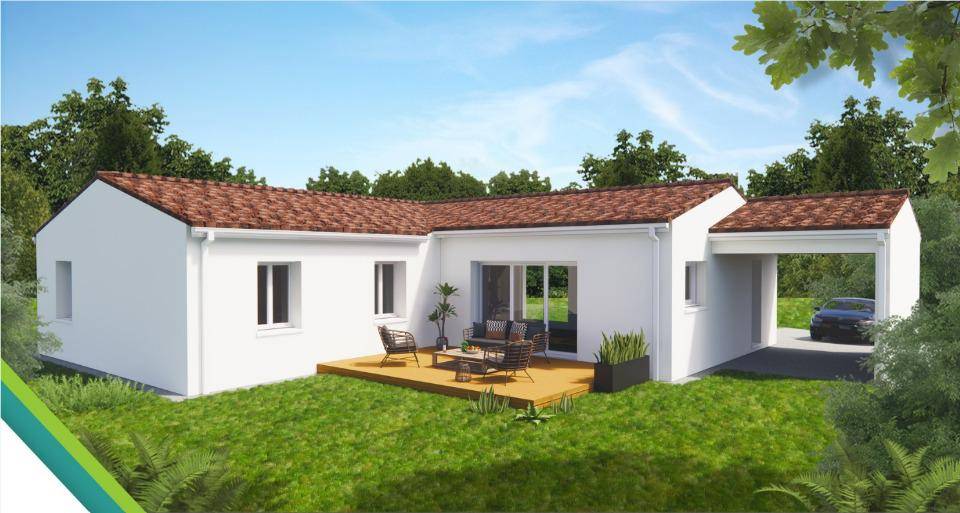 Programme terrain + maison à Saint-Vaize en Charente-Maritime (17) de 125 m² à vendre au prix de 281000€ - 2