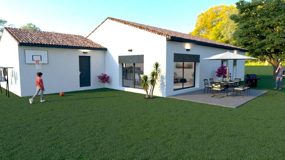 Programme terrain + maison à Ruoms en Ardèche (07) de 125 m² à vendre au prix de 324900€ - 2