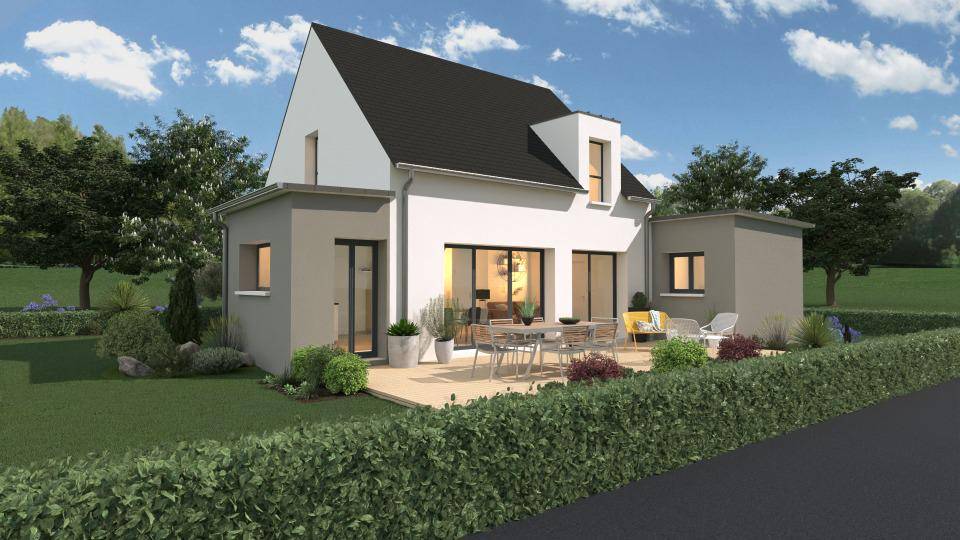 Programme terrain + maison à Bénodet en Finistère (29) de 95 m² à vendre au prix de 395000€ - 1