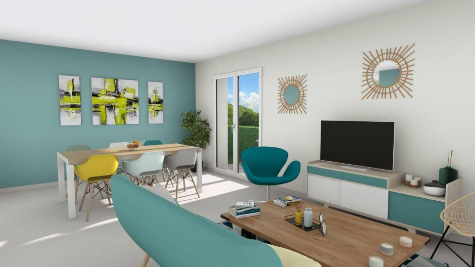 Programme terrain + maison à Pontivy en Morbihan (56) de 71 m² à vendre au prix de 245000€ - 3