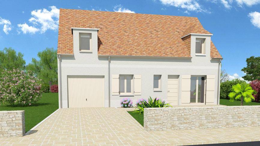 Programme terrain + maison à Longuesse en Val-d'Oise (95) de 102 m² à vendre au prix de 334400€ - 1