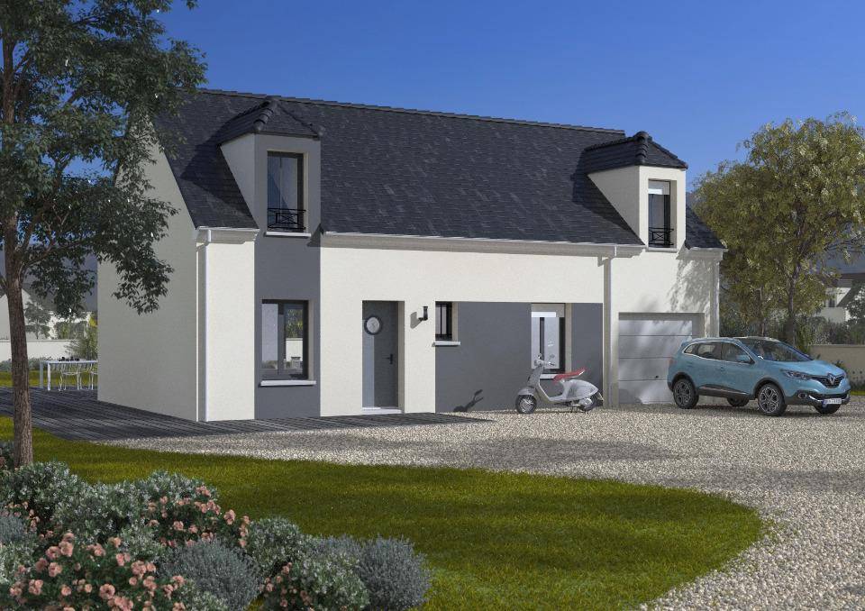 Programme terrain + maison à Saint-Cyr-sous-Dourdan en Essonne (91) de 90 m² à vendre au prix de 305000€ - 1