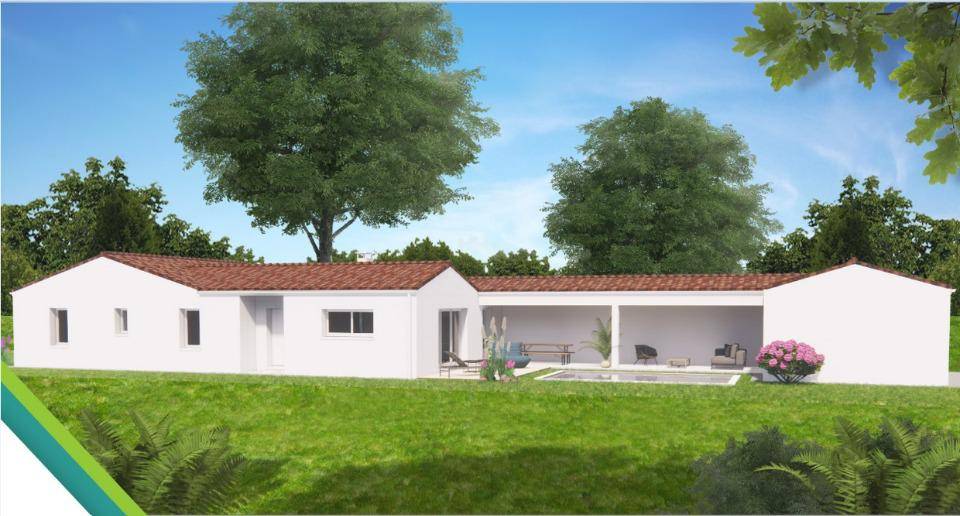 Programme terrain + maison à Saint-Germain-de-Montbron en Charente (16) de 120 m² à vendre au prix de 365100€ - 1